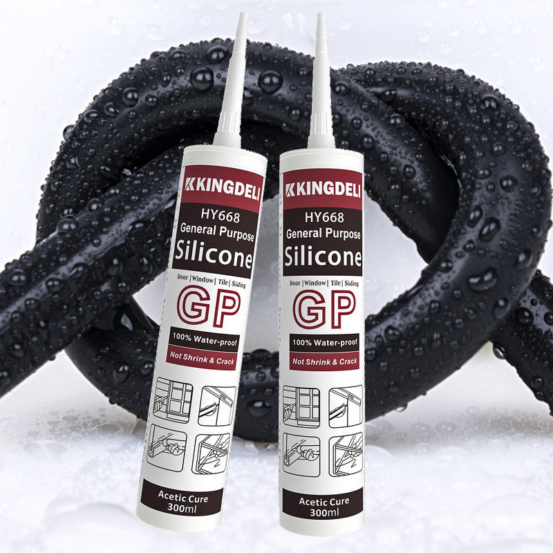 গন্ধহীন শক্তিশালী আঠালো সিলিকন সিল্যান্ট 280ml সাদা রঙ